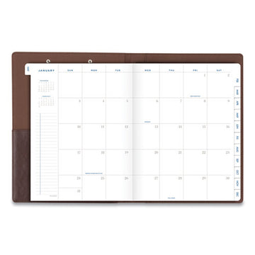AT-A-GLANCE® Signature Collection Monthly Clipfolio, 11 X 8, Distressed Brown Cover, 13-month (jan To Jan): 2022 To 2023 freeshipping - TVN Wholesale